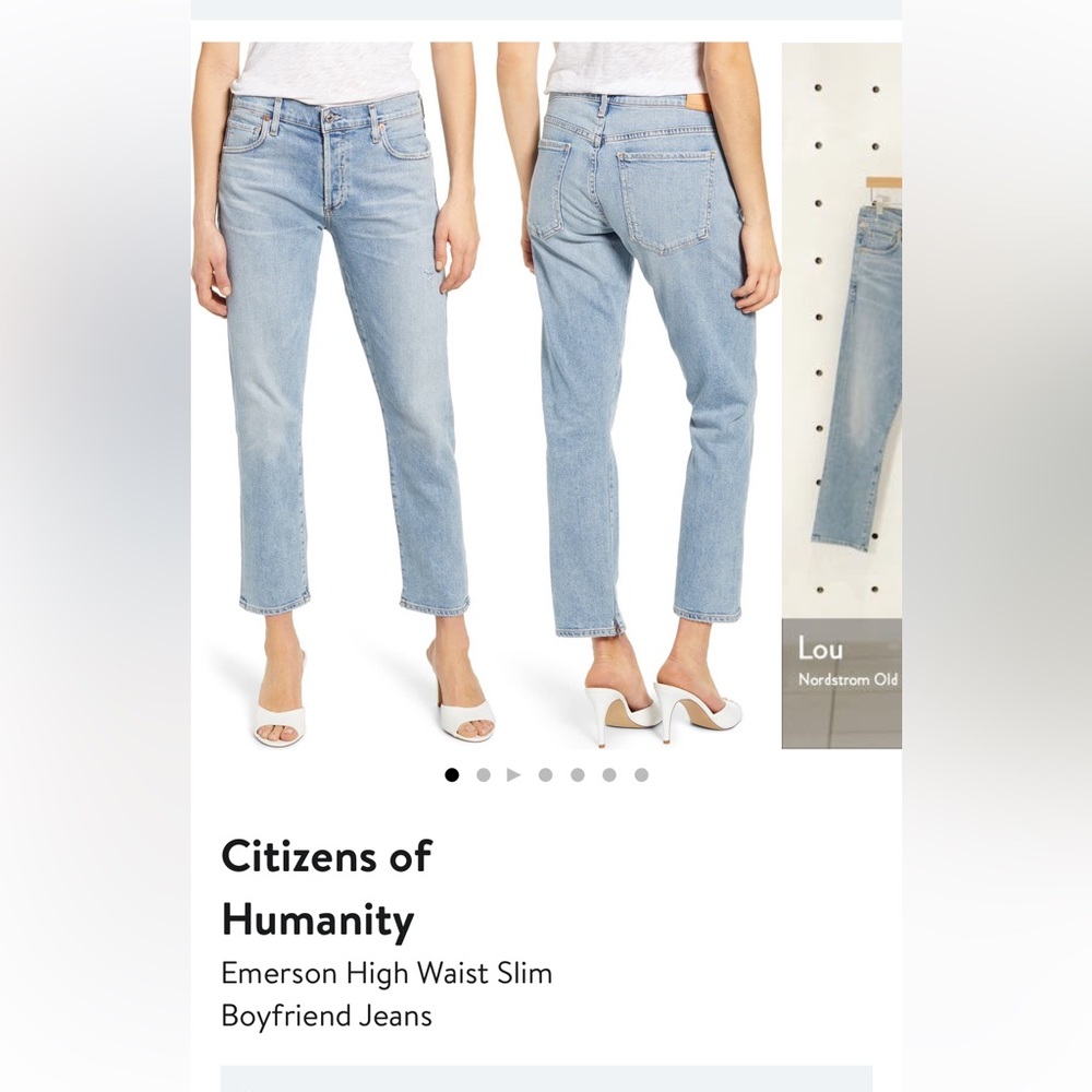 Citizens of Humanity Emerson Slim Boyfriend Jeans